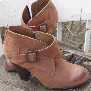 Leather Ladies Short Boots By Barn Concept
